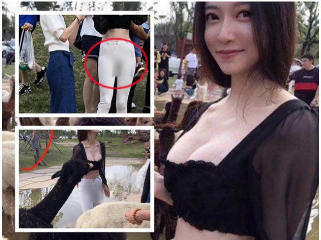Mặc quần bó chẹt lộ vùng nhạy cảm bị dân mạng ném đá, cô gái trẻ phản ứng bất ngờ