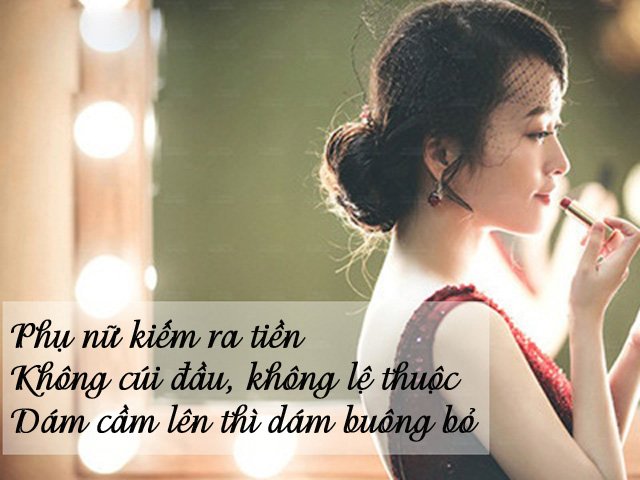 Chỉ phụ nữ không kiếm ra tiền mới dại dột thèm khát người chồng giàu có