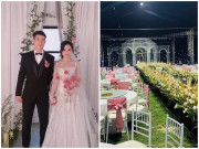Làm vợ - Duy Mạnh dựng rạp cưới hoành tráng, hình ảnh cô dâu, chú rể ngập tràn từ ngoài vào trong