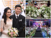 Làm vợ - Đám cưới Duy Mạnh: Cô dâu đeo dây chuyền 186 viên kim cương, riêng hoa tươi đã 200 triệu