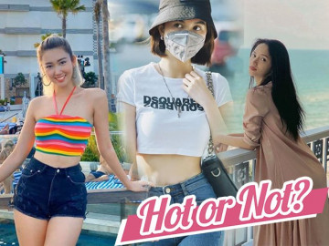 Ế show thảm đỏ mùa dịch, sao Việt ra phố sành điệu: Ngọc Trinh bịt kín, Thúy Ngân mát mẻ