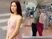 Làm đẹp - Hồng Diễm khoe ảnh tại phòng gym, vô tình chia sẻ bí quyết giữ dáng