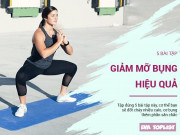 Làm đẹp - 5 bài tập đốt calorie siêu hiệu quả, giúp giảm mỡ bụng, cơ bụng săn chắc