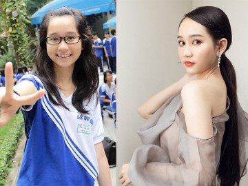 Hà Lan “Mắt Biếc” bất ngờ lộ ảnh thời còn đi học, hoá ra đẹp tự nhiên là có thật