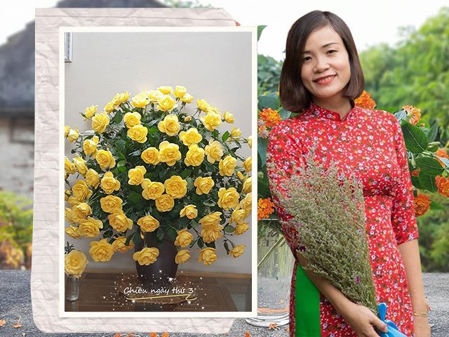 Mẹ Nam Định tự mày mò học cắm hoa đẹp ngất ngây, ai nhìn cũng gật gù khen ngợi