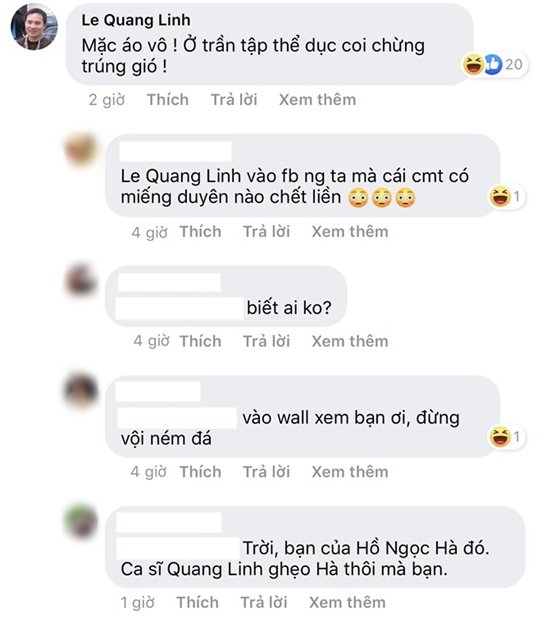 Sao Việt 24h: Trêu Hồ Ngọc Hà mặc áo như không, ca sĩ Quang Linh bỗng bị amp;#34;ném đáamp;#34; - 3