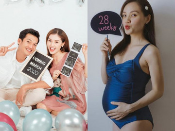 Ca sĩ xinh đẹp mỗi ngày cho chồng 200.000đ, bầu 8 tháng đòi đi biển mùa dịch vẫn được chiều