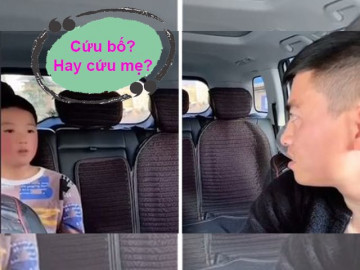 Cậu bé đối đáp lém lỉnh trước câu hỏi Bố và mẹ cùng rơi xuống sông thì cứu ai?