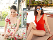Bà bầu - Lấy chồng tỷ phú, Hoa hậu Việt Nam 1992 tuổi 39 mang bầu lần 3, một năm mới về dáng