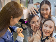 Làm đẹp - Hội mỹ nhân Minh Hằng, Hoàng Thuỳ Linh và Khả Ngân đi làm móng và cái kết hết hồn