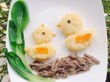 Ngỡ ngàng những món ăn đẹp ngộ nghĩnh mẹ làm cho con
