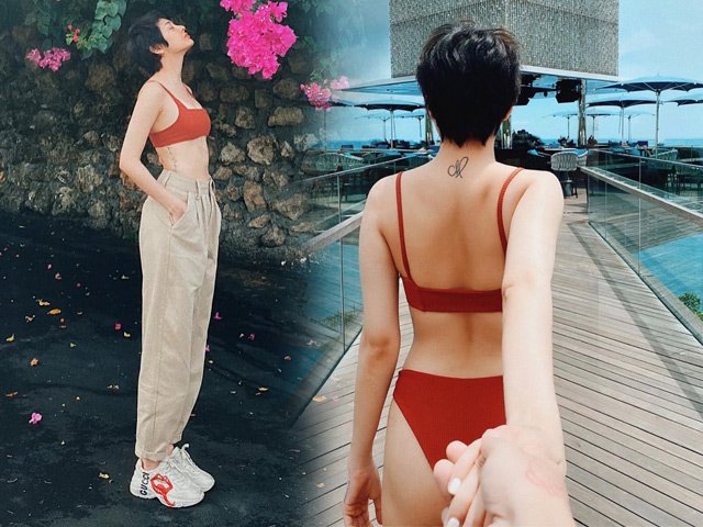 Học Bảo Anh tuyệt chiêu biến hình set đồ thường thành bikini đi bơi chỉ trong 1 nốt nhạc