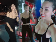 Thời trang - Ai như Phi Thanh Vân, đi tập gym nhưng vẫn không quên kéo trễ áo khoe vòng 1