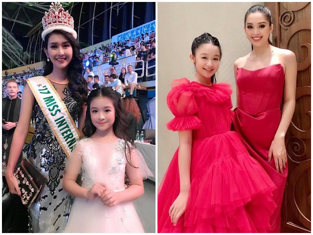 Bé gái Cần Thơ được chụp với nhiều Hoa hậu Việt, đứng cạnh Hoa hậu Quốc tế trông khác hẳn