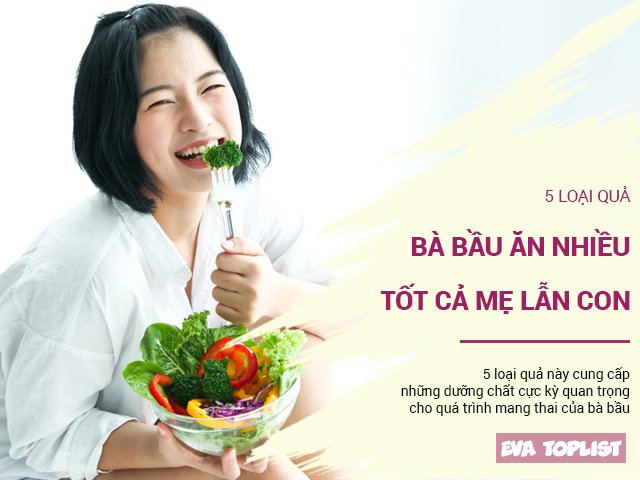 5 siêu trái cây bà bầu ăn nhiều cực tốt cho cả con lẫn mẹ