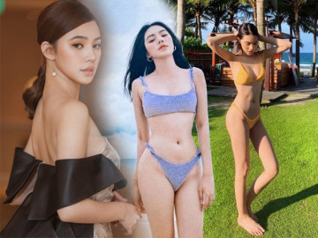 Cứ có dáng đẹp như mỹ nhân con nhà giàu, bikini tối giản mấy cũng lung linh khỏi bàn