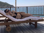 Giải trí - Nữ hoàng sắc đẹp Ngọc Duyên diện bikini khoe bụng bầu "vượt mặt" trước ngày lâm bồn