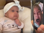 Clip Eva - Không nhịn được cười trước biểu cảm suy tư của em bé khi nhìn lại mình lúc mới sinh