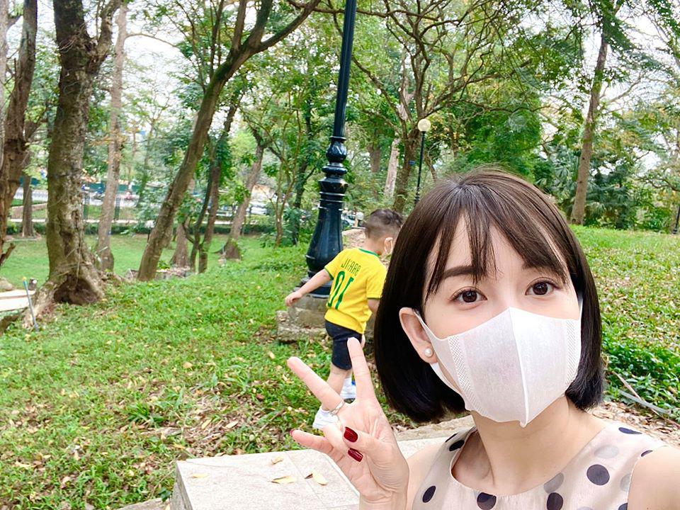 Dáng vẻ cao lớn phổng phao, tóc đẹp như soái ca Hàn của con trai hotgirl Ly Kute - 3