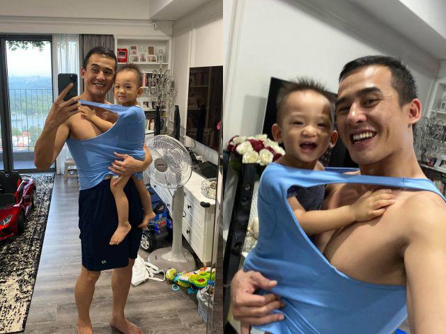 Lương Thế Thành amp;#34;đứng hìnhamp;#34; trước hành động quan tâm bố đáng yêu của con trai 18 tháng tuổi  - 2