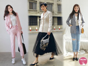Thời trang - Học theo phong cách Hàn Quốc 5 kiểu phối blazer đẹp để thời trang văn phòng thôi nhàm chán