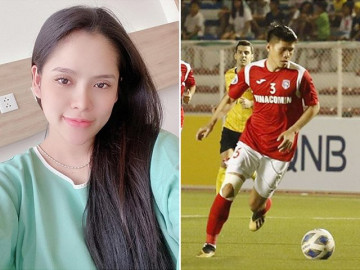 Trung vệ 9X được HLV Park   để mắt   chi 35 triệu đưa bạn gái hotgirl Quảng Ninh đi đẻ