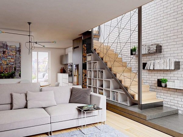 Các mẫu cầu thang nhà ống 5m tối giản mà hiện đại cho ngôi nhà của bạn - 6