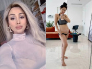 Bà bầu - "Giai nhân một thời của Hà Dũng" khoe ảnh bầu 7 tháng, tăng 10kg bụng vẫn có cơ