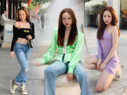 Thời trang - Chán váy ngắn, Thuý Vi giờ đổi hướng sang diện quần dài kín đáo, nhưng eo vẫn phải hở mạnh