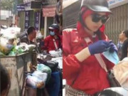 Clip Eva - Cô gái đi SH quyết không nhường xe rác khiến cả phố tắc đường