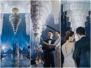 Giải trí - Hôn lễ thế kỷ showbiz Malaysia: Váy cưới của cô dâu giá 58 tỷ, bánh cưới lộn ngược