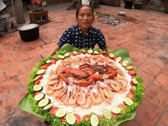 Bà Tân Vlog gây hoang mang vì món ăn tự chế để giải cứu hải sản