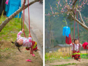 Tin tức - Dân mạng "tan chảy" với khoảnh khắc cô bé Hà Giang nô đùa, cười rạng rỡ bên bạn bè