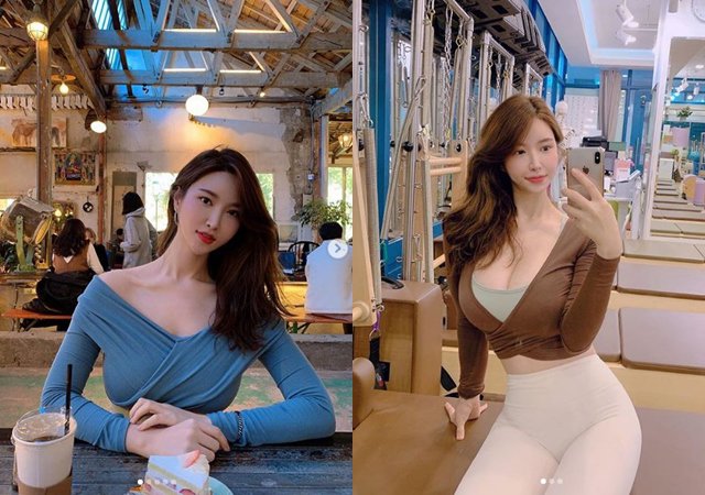 co gai khoe nguc do so den nghet tho khi di choi bao tang, dan mang lung suc danh tinh - 5