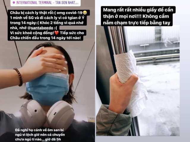 Trở về từ Ý, Châu Bùi bị cách ly 14 ngày vì COVID-19 - 1