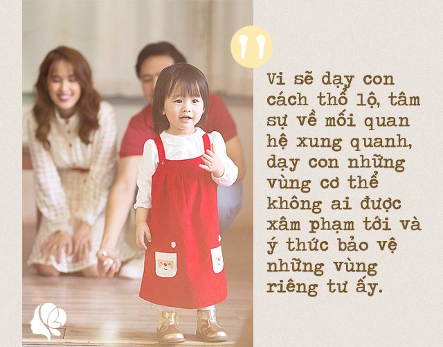 Nuôi con gái kiểu Tú Vi - Văn Anh: Dạy tự bảo vệ bản thân trước amp;#34;công dung ngôn hạnhamp;#34; - 12