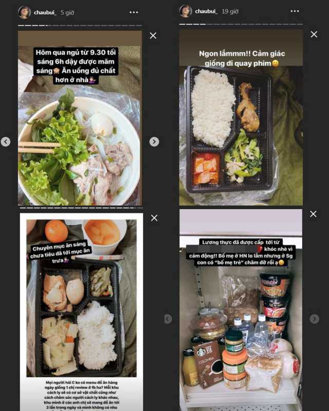 Cuộc sống và khẩu phần ăn của Châu Bùi trong khu vực cách ly dịch COVID-19  - 2