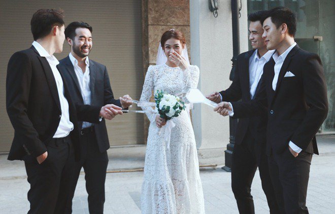 Đám cưới amp;#34;cổ tíchamp;#34; xúc động của BTV Thời sự VTV Cẩm Tú và trai đẹp Người Ấy Là Ai - 11