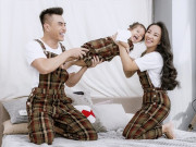 Giải trí - Vợ xinh và cô "công chúa nhỏ" đáng yêu bên diễn viên hài Lê Dương Bảo Lâm ngày 8/3