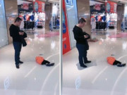 Làm mẹ - Con gái nằm ăn vạ giữa trung tâm thương mại, bố xử trí khéo, ai cũng tấm tắc khen