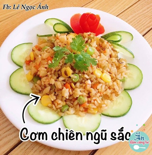 muon kieu com tao hinh sieu ngo nghinh, nhin ngon mat, em be dong nai an veo trong 15 phut - 13