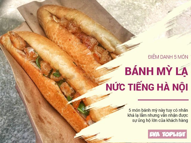 5 món bánh mỳ có nhân lạ nhưng ngon nức tiếng Hà Nội