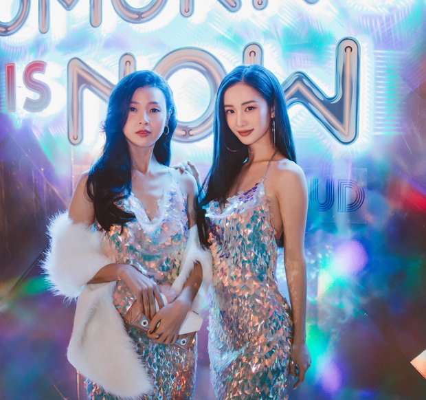 Tốn công nâng ngực, Jun Vũ dù mặc áo đôi với Midu vẫn lép kẹp như thường - 2