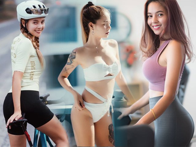 Là vận động viên nhưng người đẹp này vẫn có body gợi cảm, hình xăm cá tính