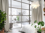 Nhà đẹp - Những mẫu vách ngăn phòng ngủ biến nhà rộng gấp đôi, sang chảnh miễn bàn