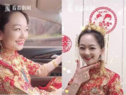 Clip Eva - Thay vì chờ chú rể tới đón, cô dâu "ngầu nhất năm" tự lái xe vượt 200km đến nhà trai