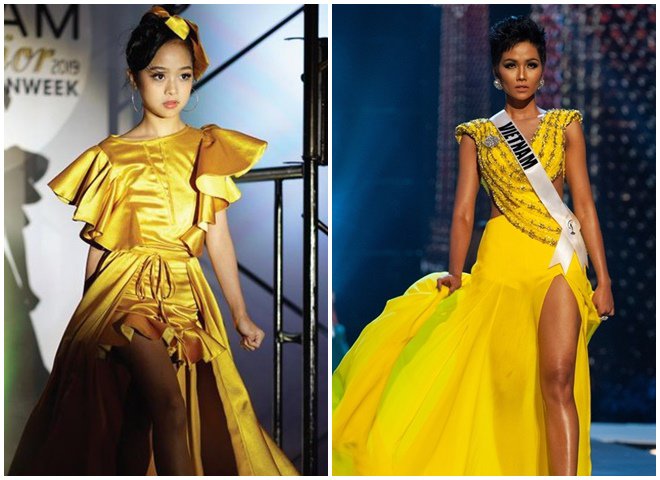 Bản sao H’hen Niê là siêu mẫu nhí đắt show nhất HN, tham gia nghệ thuật từ khi 3 tuổi - 5