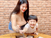 Làm mẹ - Hotgirl siêu vòng 1 làm trai trẻ tiếc hùi hụi vì là mẹ đơn thân, con trai rất đáng yêu