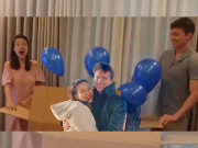 Clip Eva - Cuộc sống viên mãn của Hoàng Oanh bên chồng Tây: Được chồng tết tóc, cưng chiều vô hạn