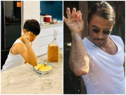 Làm mẹ - Hồ Ngọc Hà khoe ảnh con trai làm bánh, dân mạng khen ngợi tay bé rắc muối quá chuyên nghiệp